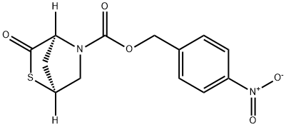 2-Thia-5-azabicyclo[2.2.1]heptane-5-carboxylic acid, 3-oxo-, (4-nitrophenyl)methyl ester, (1S,4S)- Struktur