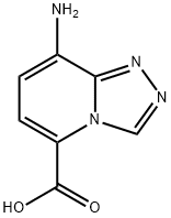 8-amino-[1,2,4]triazolo[4,3-a]pyridine-5-carboxylic acid 化学構造式