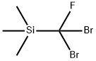 Silane, (dibromofluoromethyl)trimethyl- Struktur