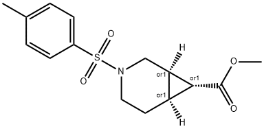 Racemic-(1R,6S,7R)-Methyl 3-Tosyl-3-Azabicyclo[4.1.0]Heptane-7-Carboxylate Struktur