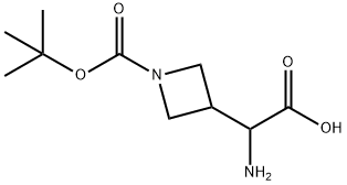 a-Amino-1-Boc-3-azetidineacetic acid Structure