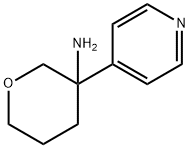 2H-Pyran-3-amine, tetrahydro-3-(4-pyridinyl)-,1517873-10-7,结构式