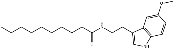 N-<2-(5-methoxy-1H-indol-3-yl)ethyl>decanamide Structure