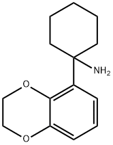 Cyclohexanamine, 1-(2,3-dihydro-1,4-benzodioxin-5-yl)-,1520420-85-2,结构式