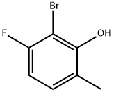 2-bromo-3-fluoro-6-methylphenol 化学構造式