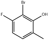 2-溴-3-氟-6-甲基苯酚,1522001-79-1,结构式