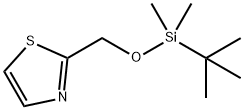 2-((tert-butyldimethylsilyloxy)methyl)thiazole Struktur