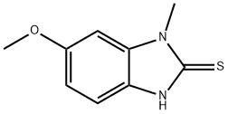 Omeprazole N1-Methyl 6-Methoxy Thiol Impurity 化学構造式