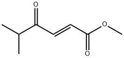 2-Hexenoic acid, 5-methyl-4-oxo-, methyl ester, (2E)- 结构式