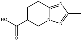 [1,2,4]Triazolo[1,5-a]pyridine-6-carboxylic acid, 5,6,7,8-tetrahydro-2-methyl- Struktur