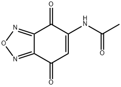 Acetamide, N-(4,7-dihydro-4,7-dioxo-2,1,3-benzoxadiazol-5-yl)- Struktur