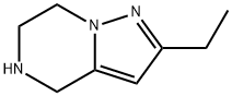 Pyrazolo[1,5-a]pyrazine, 2-ethyl-4,5,6,7-tetrahydro- Struktur