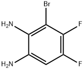 3-bromo-4,5-difluoro-1,2-diaminobenzene 化学構造式