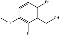 Benzenemethanol, 6-bromo-2-fluoro-3-methoxy- 结构式