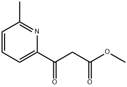 methyl 3-(6-methylpyridin-2-yl)-3-oxopropanoate Structure