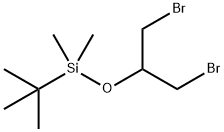 Silane, [2-bromo-1-(bromomethyl)ethoxy](1,1-dimethylethyl)dimethyl- Structure