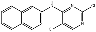 4-Pyrimidinamine, 2,5-dichloro-N-2-naphthalenyl- Structure