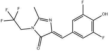DFHBI 1T 化学構造式