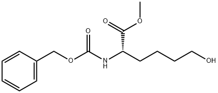 L-Norleucine, 6-hydroxy-N-[(phenylmethoxy)carbonyl]-, methyl ester Struktur