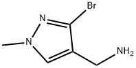 1H-Pyrazole-4-methanamine, 3-bromo-1-methyl- 结构式