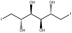 1,6-Dideoxy-1,6-diiodo-D-mannitol Structure