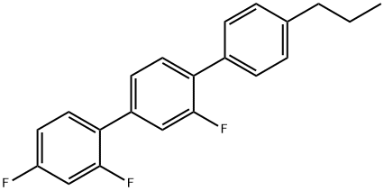 2′,2′′,4′′′-Trifluor-4-propyl-1,1′:4′,1′′-terphenyl,154346-21-1,结构式