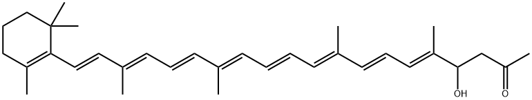 (5E,7E,9E,11E,13E,15E,17E,19E)-4-Hydroxy-5,9,14,18-tetramethyl-20-(2,6,6-trimethyl-1-cyclohexen-1-yl)-5,7,9,11,13,15,17,19-icosaocten-2-one|