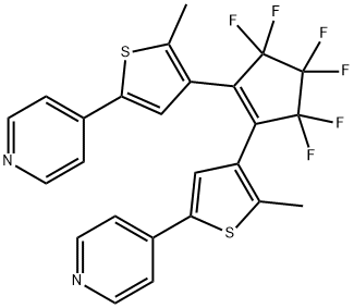 Pyridine, 4,4'-[(3,3,4,4,5,5-hexafluoro-1-cyclopentene-1,2-diyl)bis(5-methyl-4,2-thiophenediyl)]bis-|1,2-双[2-甲基-5-(4-吡啶基)-3-噻吩基]全氟环戊烯