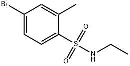 4-Bromo-N-ethyl-2-methylbenzenesulfonamide 结构式