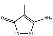 5-amino-4-iodo-1,2-dihydro-3H-pyrazol-3-one Struktur