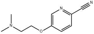 5-[2-(dimethylamino)ethoxy]pyridine-2-carbonitril e,1550471-29-8,结构式