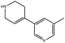 3,4′-Bipyridine, 1′,2′,3′,6′-tetrahydro-5-methyl- Structure