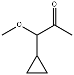 1-cyclopropyl-1-methoxypropan-2-one 结构式