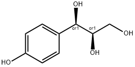 threo-1-(4-Hydroxyphenyl)propane-1,2,3-triol Structure