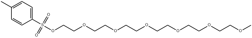 六乙二醇单对甲苯磺酸酯,155887-96-0,结构式