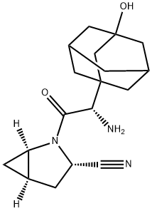 沙格列汀,1564265-96-8,结构式