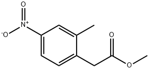 METHYL 2-(2-METHYL-4-NITROPHENYL)ACETATE, 156480-30-7, 结构式