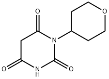 1-(tetrahydro-2H-pyran-4-yl)pyrimidine-2,4,6(1H,3H,5H)-trione(WXC09722) Structure