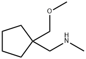 (3)1-(1-(methoxymethyl)cyclopentyl)-N-methylmethanamine Structure