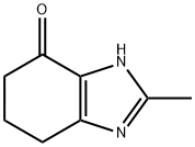 4H-Benzimidazol-4-one, 3,5,6,7-tetrahydro-2-methyl- Structure