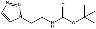 叔-丁基 (2-(1H-1,2,3-三唑-1-基)乙基)氨基甲酯,1567038-55-4,结构式