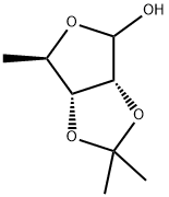 D-Ribofuranose, 5-deoxy-2,3-O-(1-methylethylidene)-,158112-53-9,结构式