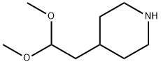 Piperidine, 4-(2,2-dimethoxyethyl)- 化学構造式