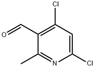 4,6-dichloro-2-methylnicotinaldehyde 结构式