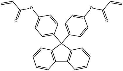 (9H-fluorene-9,9-diyl)bis(4,1-phenylene) diacrylate Structure