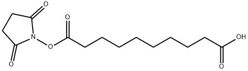 Decanedioic acid, 1-(2,5-dioxo-1-pyrrolidinyl) ester|10-((2,5-二氧代吡咯烷-1-基)氧基)-10-氧代癸酸