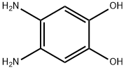 4,5-二氨基苯-1,2-二酚, 159661-41-3, 结构式