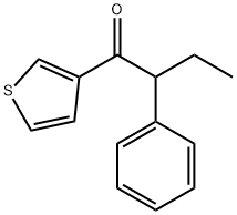 2-Phenyl-1-(thiophen-3-yl)butan-1-one,1597209-11-4,结构式