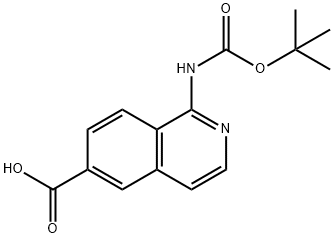 1598386-86-7 1-((叔丁氧基羰基)氨基)异喹啉-6-羧酸