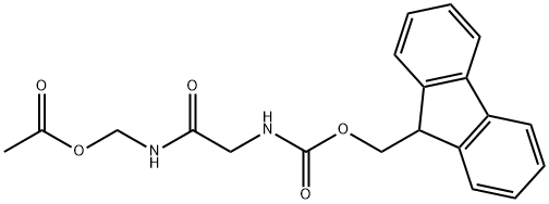 乙酸[[2-(FMOC-氨基)乙酰氨基]甲基]酯, 1599440-06-8, 结构式